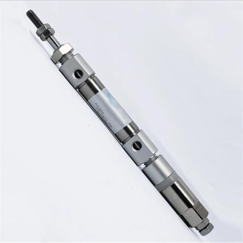 Cilindro neumático CDJ2B10-15-B de doble efecto en acero inoxidable con pistón magnético ajustable