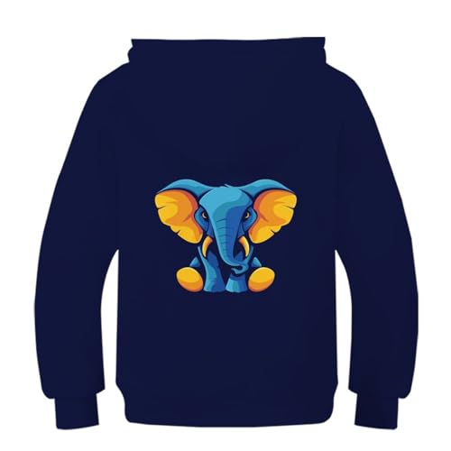 Pull éléphant capuche pour garçons et filles style 3D
