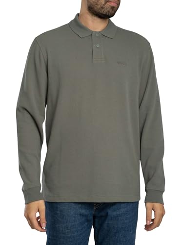 Boss Polo para Hombre, Gris Abierto 076, L