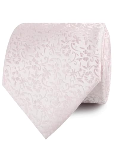 Image of OTAA Floral Necktie Casual Ties for Men - Perfect Neck Tie for Groomsmen Wedding Ties or Formal Occasions