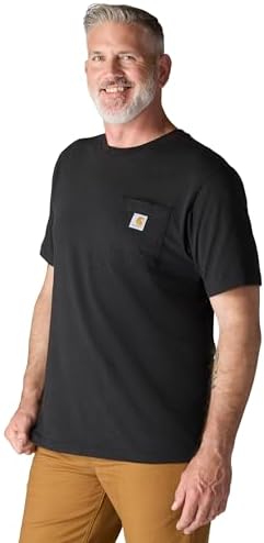 Carhartt mens K87 Workwear Pocket Short Sleeve T-Shirt (Regular and Big & Tall Sizes) K87 Workwear Pocket Short Sleeve T-Shirt (Regular and Big & Tall Sizes)