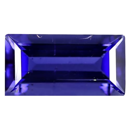 Iolite bleu vif 0.81 ct taille octogone cadeau idéal pour anniversaire de mariage