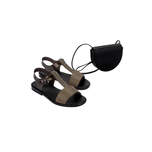 Sandália Melissa Rise Ad 35742 Cor:Preto;Tamanho:39/40