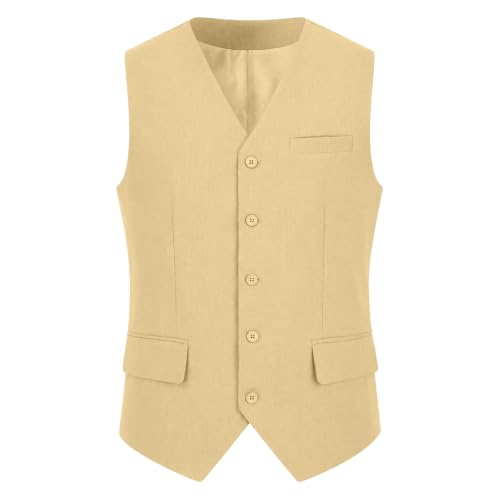 Chaleco de corte estrecho y diseño moderno chaqueta exterior lisa