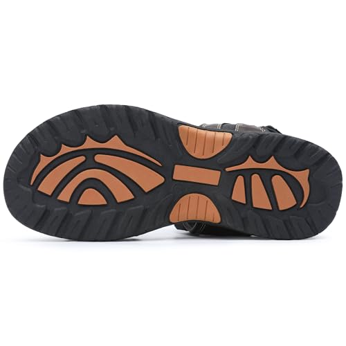 Image of Mens Sporty Outdoor Sandal Open Toe Hiking Outdoor Shoe Non-slip Athletic Sandal