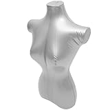 Baluue Schaufensterpuppe Halbfigurig Aufblasbar für Fensterdekoration Leicht zu Reinigen und Langlebig für Kleidungsstücke und Modepräsentation