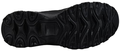 Skechers Mens Afterburn M fit Ridgeburn Hands Free Slip in, Black/Black, 8 M