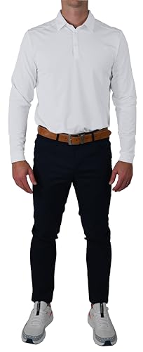 Columbia Omni-Wick Pin High Long Sleeve Polo (Large, White)4