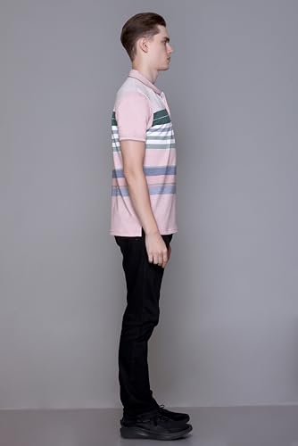 Image of SANE ORIGINALS Polo T-Shirt for Men with Pocket || Striped Polo for Men