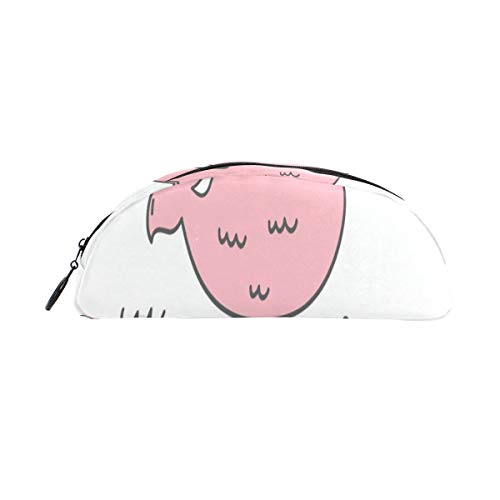 Pen Zip Bag Magic Mermaid Tail Cute Cat Pen Bag Organizer Pencil Case Pouch Bag Zipper for Students Class Kids Boy Girl School Cotton Pencil Case