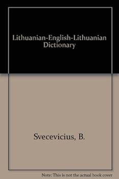 Paperback Lithuanian-English-Lithuanian Dictionary Book