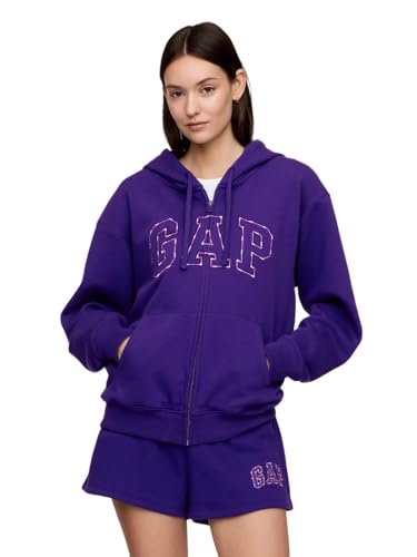 Image of GAP Women's Logo Hoodie Hooded Full Zip Sweatshirt