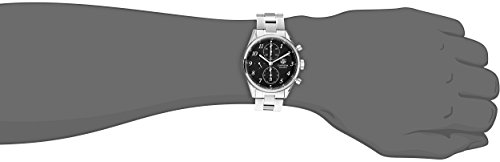 TAG Heuer Men's CAS2110.BA0730 Carrera Black Dial Chronograph Steel Watch4
