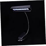 Milisten Lámpara De Partituras Led Clip Luz De Piano Recargable Lámpara De Mesa Para Estudio y Lectura De Noche Práctica Protección Ocular Luz De Para Música