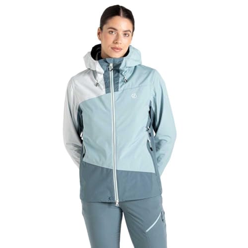Dare 2b Nomadic II - Abrigo impermeable con cremallera completa para mujer