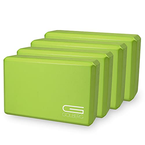 Golberg Foam Yoga Block 1/2/4 Pack