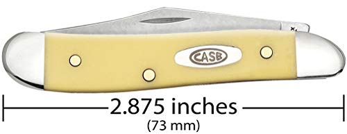 Image of Case WR XX Pocket Knife Yellow Synthetic Peanut Cv Item #030 - (3220 Cv) - Length Closed: 2 7 /8 Inches