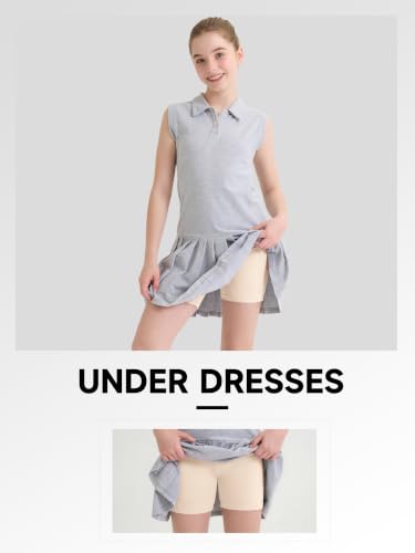 Image of 10 Pack Girls Dance Shorts Cartwheel Toddler Biker Under Dress Multi-Color Kids Bike Shorts Girls Clothes