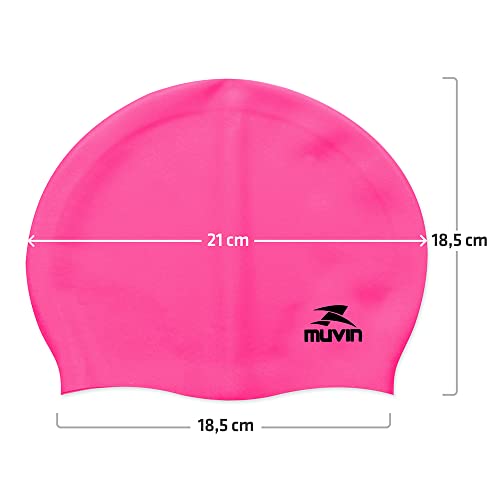Touca Natação em Silicone Standard - Muvin - Pink