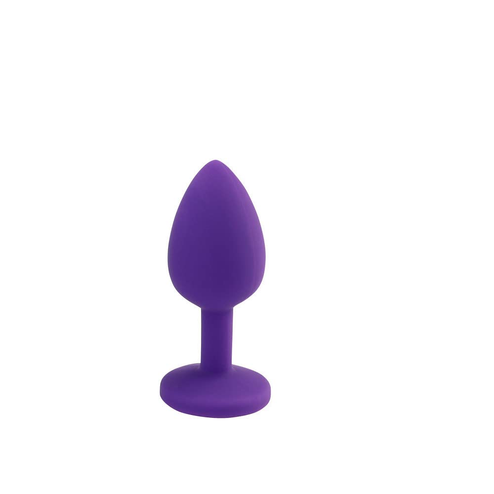 Plug Anal En Silicone Progressif 20-28mm Violet - Étirement Et Jeu Intime