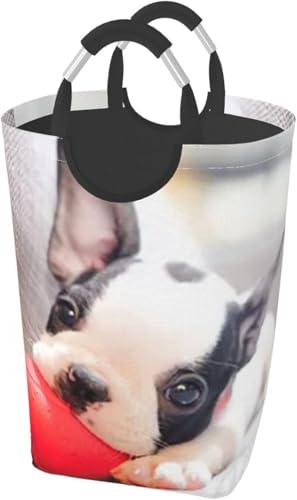 可愛い いぬ 犬柄 アニマル 動物柄 汚れた服のかご 汚れた服 折りたたみ 収納ランドリーボックス 多機能 洗濯ボックス アニメ シンプルでおしゃれ収納袋