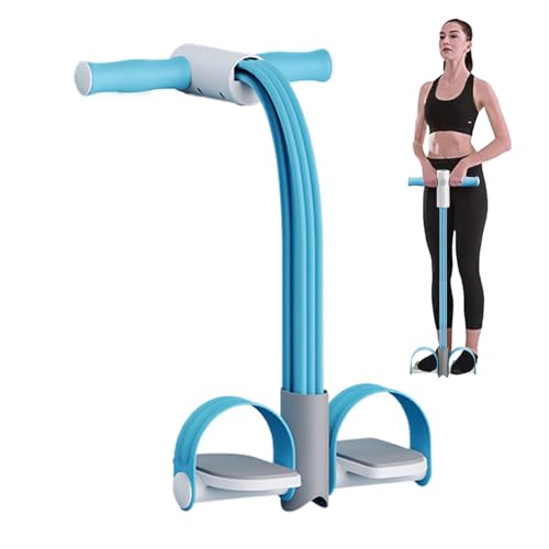 Corde de tension à pédale et de résistance fitness pour entraînement abdominal