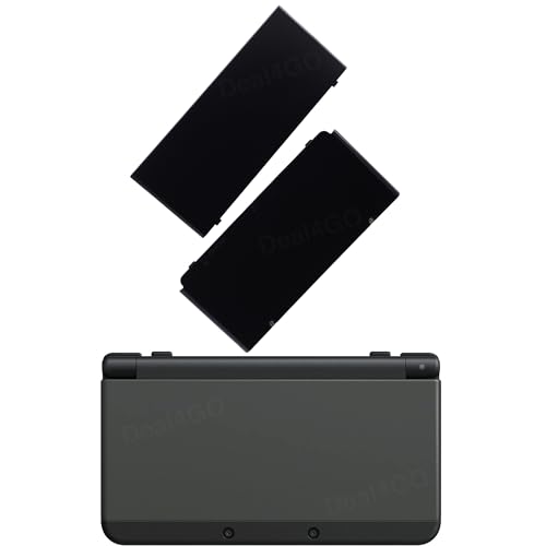 Image of Deal4GO Top & Bottom Housing Shell Case Front Back Cover Plates Replacement for Nintendo NEW 3DS Console 2014 - Black