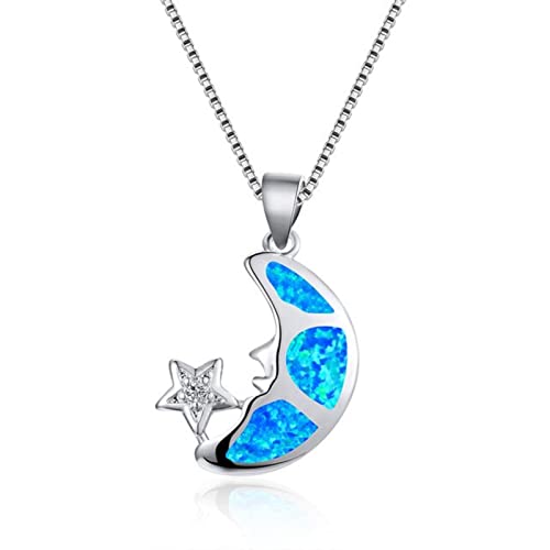 Collier femme lune étoile YXWYXWA le cadeau idéal pour célébrer un anniversaire
