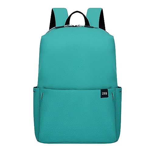 Backpack Gift Colorful Small Backpack Men's And Women's Bag Light Student Bag College Backpacks, Green, One Size