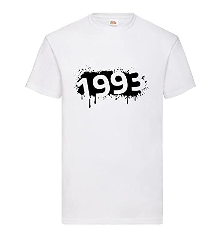 T-shirt 1993 homme blanc grand taille XXXL vêtement vintage