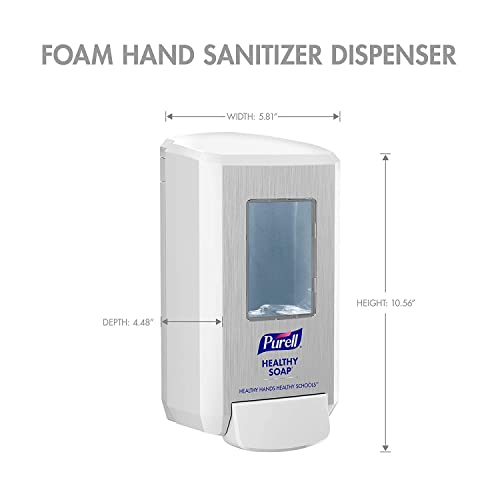 Image of PURELL CS4 Manual Soap Dispenser, White, for 1250 mL PURELL CS4 Healthy SOAP Refills (Pack of 2) - 5130-01 - Manufactured by GOJO, Inc.