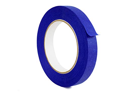 Top Brands WOD PMTB14UV Professional Grade Blue Painters Masking Tape - 3/4 inch x 60 yds (Pack of 48) Multi-Surface 14 Day Clean Release, 24-HR UV Resistant, Trim Edge Finishing Tape, High Adhesion Level Top Brands WOD PMTB14UV Professional Grade Blue Painters Masking Tape - 3/4 inch x 60 yds (Pack of 48) Multi-Surface 14 Day Clean Release, 24-HR UV Resistant, Trim Edge Finishing Tape, High Adhesion Level