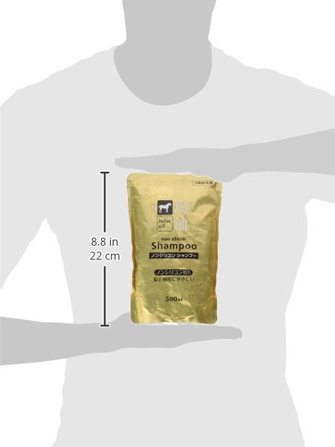 熊野油脂 馬油ノンシリコンシャンプー 500mL 詰替え用