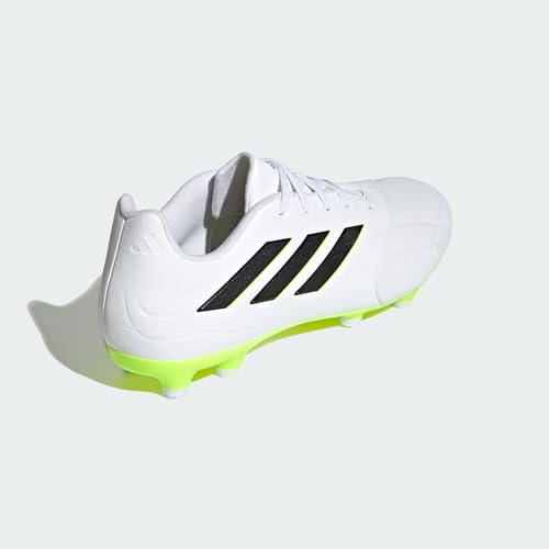 adidas Unisex-Kids Copa Pure.3 Firm Ground, White/Black/Lucid Lemon, 11 by adidas - Image 7