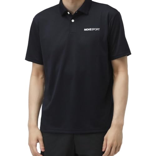 [デサント] 半袖 機能 ポロシャツ スポーツウェア メンズ LLメンズ(O) ネイビー