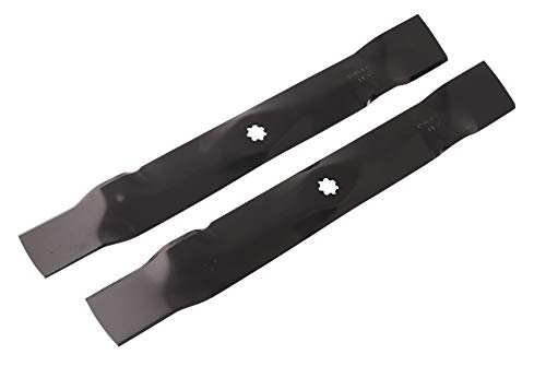 2 x Lame de tondeuse JOHN DEERE X110 X120 X125 X105 GX22151 kit de lames Cover