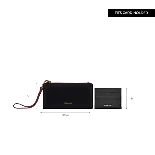 Image of Miraggio Carmen Women's Wallet | Ladies Stylish Purse Bag | Bi-Fold Zip Around Wallet | Gift for Women