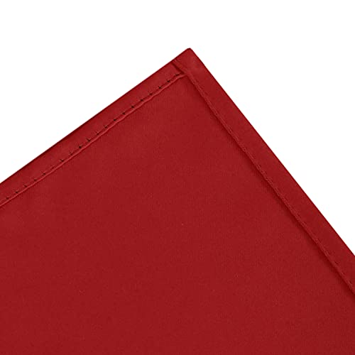 Image of LEMOMO Bright Red Blackout Curtains 52 x 54 Inch Length /Set of 2 Curtain Panels /Thermal Insulated Room Darkening Blackout Curtains for Bedroom