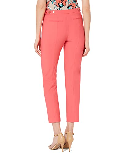 Calvin Klein Womens Skinny Highline Pants (12, Coral)3