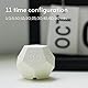 Drehbarer Pomodoro Schreibtisch,Wiederaufladbare Produktivität Timer,Dusche Timer wasserdicht,Magnetische Flip Stummschaltung,Vibration(weiß)