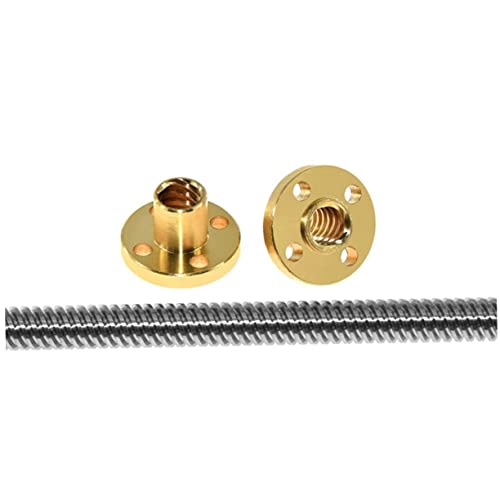 SOLUSTRE Printer Screw Nut for Stepper Motor Trapezoidal Rod for Smooth Printing Applications