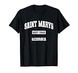 Saint Marys Georgia GA State Vintage Athletic Style T-Shirt