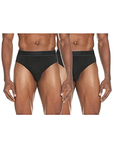 Jockey Men's Cotton Midi Brief (Pack of 2)(Colors & Print May Vary)(color may vary)