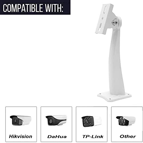 Image of Bectro Wall Mounting Bracket /Stand for CCTV Security Camera, Length 25 cm / 9 Inch with Adjustable Angle of 90 Degree, Indoor /Outdoor use (Pack of 2 Set)