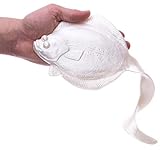 10' Sanddab Lingcod Jigs Rig Fishing Lure Sand Dab Fish for Halibut Rock Grouper Cod (10' Sanddab Pearl White)