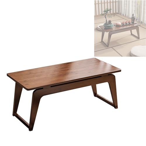 Table japonaise basse stable pour résoudre le manque d'espace et manger au sol confortablement