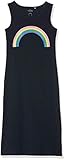 Elastische Baumwolle Name IT NOS Mädchen NKFVIPPA SL Maxi Dress NOOS Kleid, Blau (Dark Sapphire Print: Rainbow), (Herstellergröße: 152)