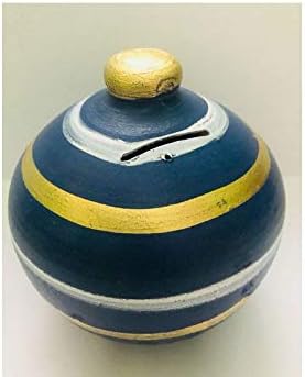 Best Buy Store Mitti Ki Gullak/Clay Gullak Large Coin Bank (Gift For Kids) Coin Bank (Multi Color 1), Classic