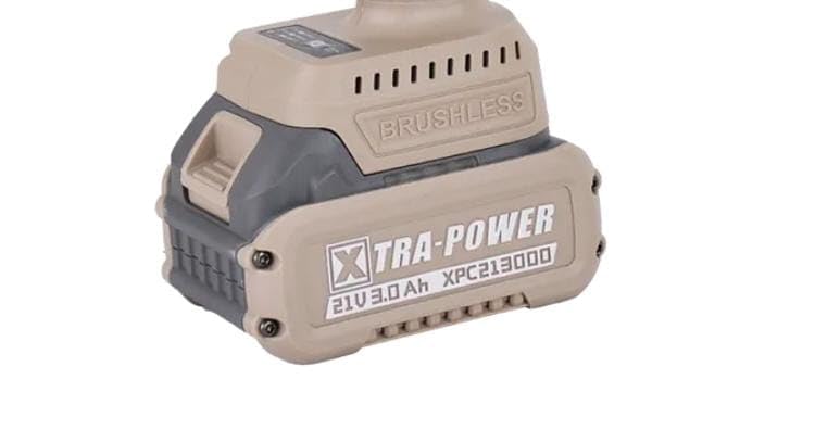 Xtra Power 21V Cordless Rechargeable Lithium-ion Battery, 3.0ah, for Impact Wrench XPC-IW-01/02, Plastic, 1 Piece-image-7