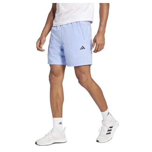 adidas Men's Train Essentials Woven Shorts, Blue Spark/Black